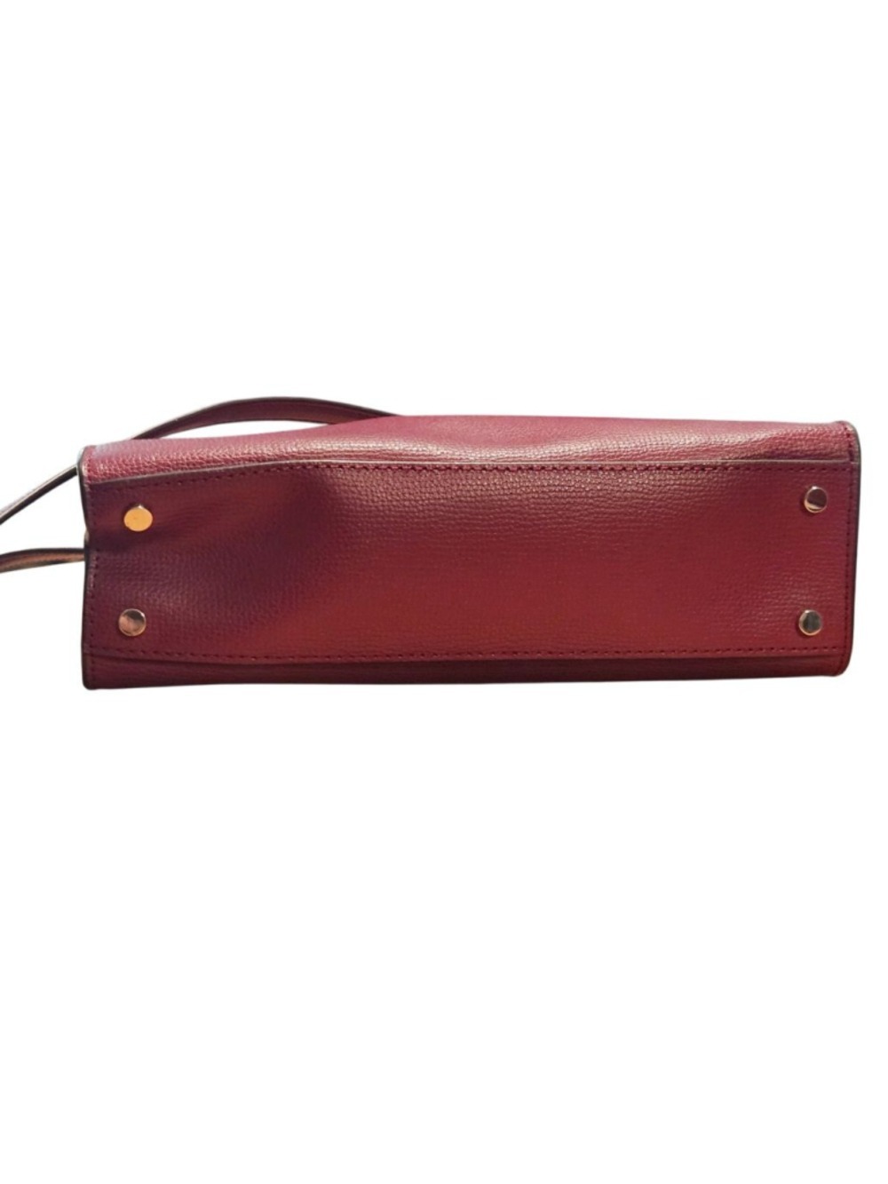 Kate Spade Burgundy Leather Satchel One Size - Picture 9 of 16